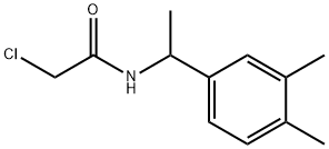 2-CHLORO-N-[1-(3,4-DIMETHYLPHENYL)ETHYL]ACETAMIDE Struktur