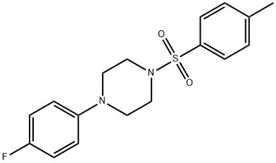 1-(4-fluorophenyl)-4-(p-tolylsulphonyl)piperazine Struktur