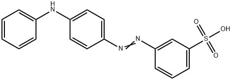 3-[(4-anilinophenyl)azo]benzenesulphonic acid  Struktur