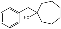 1-benzylcycloheptan-1-ol Struktur