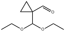 1-(DIETHOXYMETHYL)CYCLOPROPANECARBALDEHYDE Struktur