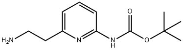 TERT-BUTYL [6-(2-AMINOETHYL)PYRIDIN-2-YL]CARBAMATE Struktur