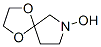 1,4-Dioxa-7-azaspiro[4.4]nonane, 7-hydroxy- (9CI) Struktur