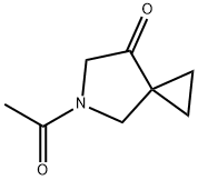 5-Azaspiro[2.4]heptan-7-one, 5-acetyl- (9CI) Struktur