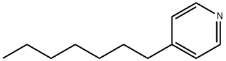 4-HEPTYLPYRIDINE Struktur