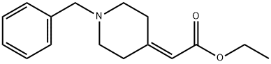 (1-BENZYLPIPERIDIN-4-YLIDENE)ACETIC ACID ETHYL ESTER Struktur