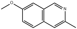 Isoquinoline, 7-methoxy-3-methyl- (9CI) Struktur