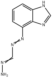 Diazenecarboxaldehyde, 1H-benzimidazol-4-yl-, hydrazone (9CI) Struktur