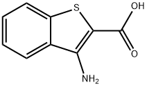 3-AMINO-BENZENETHIOPHENE-2-CARBOXYLIC ACID Struktur