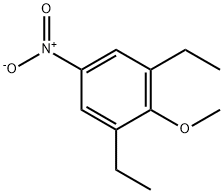 Benzene, 1,3-diethyl-2-methoxy-5-nitro- (9CI) Struktur