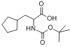 BOC-BETA-CYCLOPENTYL-DL-ALANINE Struktur