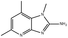 2-AMINO-1,5,7-TRIMETHYLIMIDAZO[4,5-B]PYRIDINE Struktur