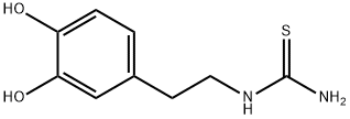 Thiourea, [2-(3,4-dihydroxyphenyl)ethyl]- (9CI) Struktur