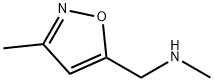 N-METHYL-(3-METHYLISOXAZOL-5-YLMETHYL)AMINE Struktur