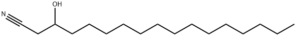 3-hydroxyheptadecanonitrile Struktur