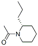 Piperidine, 1-acetyl-2-propyl-, (2R)- (9CI) Struktur