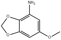 1,3-Benzodioxol-4-amine,6-methoxy-(9CI) Struktur