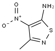 5-Isothiazolamine,  3-methyl-4-nitro- Struktur