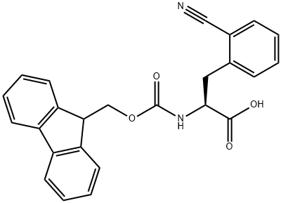 fmoc-L-2-cyanophenylalanine Struktur