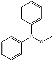 Diphenylmethoxyphosphine Struktur