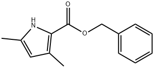 Benzyl 3,5-dimethylpyrrole-2-carboxylate Struktur