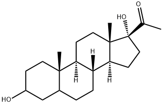 17-hydroxypregnanolone Struktur