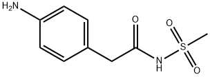 N-[2-(4-AMINO-PHENYL)-ACETYL]-METHANESULFONAMIDE Struktur