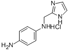 N-(1H-IMIDAZOL-2-YLMETHYL)-BENZENE-1,4-DIAMINE HCL Struktur