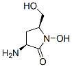 2-Pyrrolidinone, 3-amino-1-hydroxy-5-(hydroxymethyl)-, (3S,5S)- (9CI) Struktur