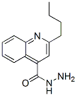 4-Quinolinecarboxylicacid,2-butyl-,hydrazide(9CI) Struktur