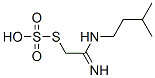 Thiosulfuric acid hydrogen S-[2-imino-2-[(3-methylbutyl)amino]ethyl] ester Struktur