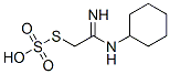 Thiosulfuric acid hydrogen S-[2-(cyclohexylamino)-2-iminoethyl] ester Struktur