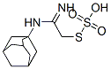 Thiosulfuric acid hydrogen S-[2-(adamantan-1-ylamino)-2-iminoethyl] ester Struktur