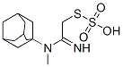 Thiosulfuric acid hydrogen S-[2-[(adamantan-1-yl)methylamino]-2-iminoethyl] ester Struktur