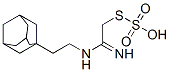 Thiosulfuric acid hydrogen S-[2-[2-(adamantan-1-yl)ethylamino]-2-iminoethyl] ester Struktur