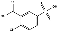 2-Chloro-5-sulfobenzoic acid Struktur