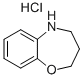 1,3,4,5-TETRAHYDRO-5-OXA-BENZO[B]AZEPINE HYDROCHLORIDE Struktur