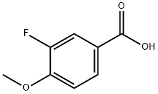 3-Fluoro-4-methoxybenzoic acid Struktur