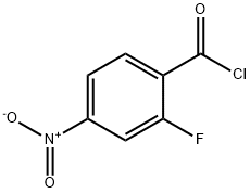 2-Fluoro-4-nitrobenzoyl chloride Struktur