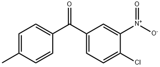 4-CHLORO-4'-METHYL-3-NITRO BENZOPHENONE& Struktur