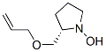 Pyrrolidine, 1-hydroxy-2-[(2-propenyloxy)methyl]-, (2S)- (9CI) Struktur