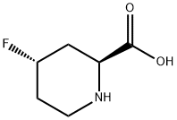 2-Piperidinecarboxylicacid,4-fluoro-,(2S,4S)-(9CI) Struktur