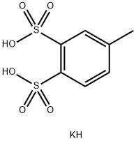 Toluene-3,4-disulfonic acid dipotassium salt Struktur