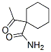 Cyclohexanecarboxamide, 1-acetyl- (9CI) Struktur