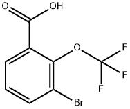 3-BROMO-2-(TRIFLUOROMETHOXY)BENZOIC ACID Struktur