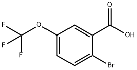 6-BROMO-3TRIFLUOROMETHOXYBENZOIC ACID Struktur