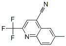 4-Quinolinecarbonitrile,  6-methyl-2-(trifluoromethyl)- Struktur