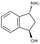 1H-Inden-1-ol, 3-amino-2,3-dihydro-, (1R,3R)-rel- (9CI) Struktur