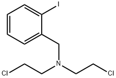 N,N-Bis(2-chloroethyl)-o-iodobenzylamine Struktur