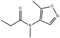 Propanamide, N-methyl-N-(5-methyl-4-isoxazolyl)- (9CI) Struktur